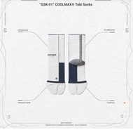 孤僻 GOOPIMADE "GSK-01" COOLMAX® Tabi Socks - White 分趾襪 足袋