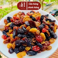 500g Chile seedless raisins - Raisin Sunview / Black dried / yellow / 3 colors of Cuong Nuts pregnant mother snack