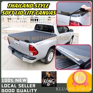 THAILAND STYLE SOFT LID LITE SOLID 4X4 REAR COVER CANVAS HILUX REVO ROGUE TRITON DMAX RANGER T7 T8 NAVARA PENUTUP 4X4