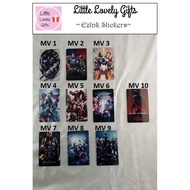 Marvel Avengers Ezlink Sticker (Buy 3 get 1 free. Can mix themes. Valid till 22 Feb 21)