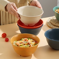 Wheat Straw 17CM Ramen Bowl Round Soup Bowl Household Instant Noodle Bowl Thickened Large Rice Bowl 