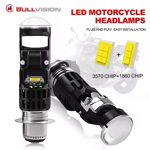 1PC/2PCS P15D H6M LED Motorcycle Light Hi/Lo Beam Conversion Kit For Motorbike ATV UTV Headlight 280
