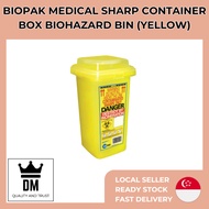 【SG Ready Stock】Biopak Medical Sharp Container Box Biohazard Bin (Yellow)