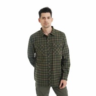 EIGER KEMEJA PRIA PANJANG FLANEL MYRTLE SHIRT F1 - OLIVE