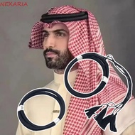 NEXARIA‌ Arabian Headband, Unique Traditional Arab Head Scarf Rope, Agal Muslim Keffiyeh Adjustable 