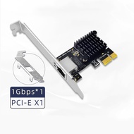 PCIE Gigabit Ethernet Network Card PCI Express X1 to RJ45 Network Adapter 10/100/1000Mbps RTL8111H C