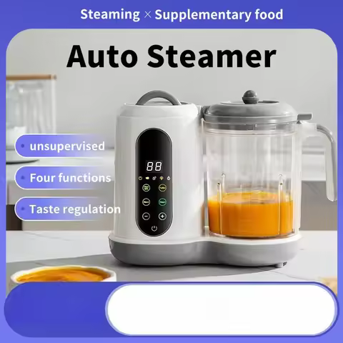 Smart Automatic Baby Food Maker 2 in 1 Steam and Grind Multifunctional Home Baby Food Processor