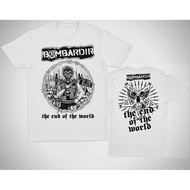 Bombardir Punk Band T-Shirt - The End Of The World white