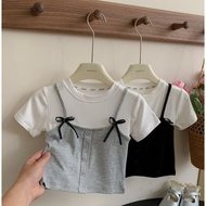 Tshirt Baby Girl Crop Top Korean Style Tshirt Kids Girl Crop Top Kids Crop Top Kids Girl Crop Top Ts