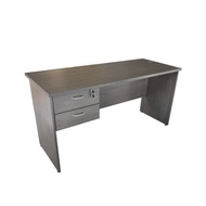 VHIVE Boss 1.5m Study Desk with Drawers (Wenge 150cm Computer Office Table)