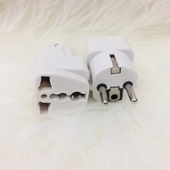 Over plug 3-pin plug three to 2-pin Two sockets Adapter Travel Converter