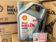 [Pasaran malaysia ] SHELL HELIX HX8 5W30 4L ENGINE OIL FULLY SYNTHETIC Minyak Hitam Kereta Car Proton Toyota Perodua