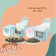 Hạt cho mèo PetQ Macaron D10 - D5 hạt cao cấp có topping