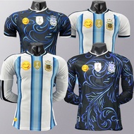 Long-Sleeved Argentina National Team Football Jersey - Messi & Alvarez 2026 World Cup Edition