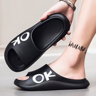 Men's and women's slippers new style kasut selipar lelaki viral dewasa tahan lasak casual original outdoor waterproof anti-slip students teenagers beach shoes indoor house bathroom bathing couple flip flops sandals for men