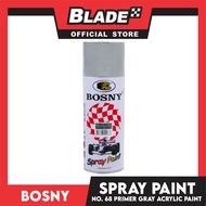 Bosny Spray Paint Hi-Temp No.1068 Primer Gray 1200°F