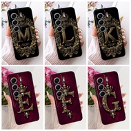 Tecno Camon 40 Cover Case Silicone Luxury Crown Letters 2D Flat Pattern Soft Phone Case Tecno CM5