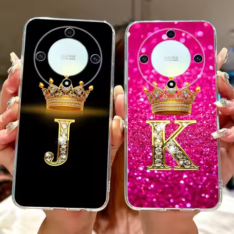 For Honor X9 X9a X9b Case New Luxury Letters Cover Soft Silicone Phone Case For Honor X9b X 9 a Hono