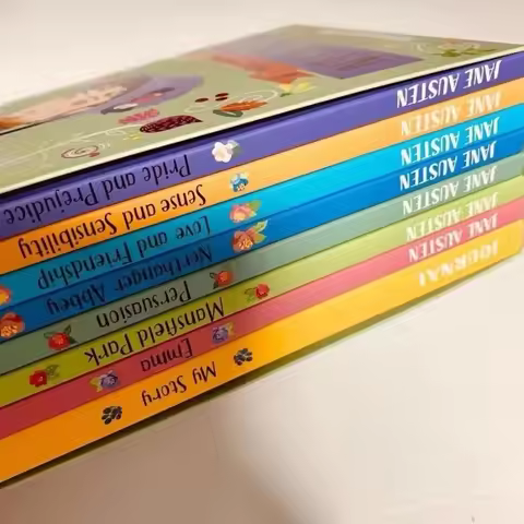 8PCS/Set The Complete Jane Austen Collection Children's Stories in English Kids Easy Classics Readin