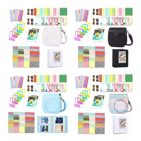 Instant Camera Accessories Bundle Shoulder Bag Album Photo Frames Camera Accessories Bundle for Fuji