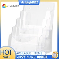 A5 Acrylic Brochure Display Stand Rack Flyer Holder Magazine Organizer