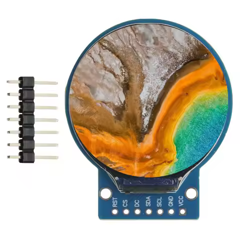 TFT Display 1.28 Inch IPS TFT LCD Display Module Round RGB 240*240 GC9A01 Driver 4 Wire SPI Interfac