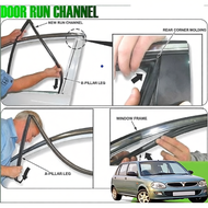 Original Spec Kelisa door Glass Run channel Getah Pintu Cermin