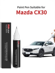 Paint Pen Suitable for Mazda Cx30 Paint Fixer Pearl White Platinum Steel Gray Soul Red Cx30 Car Supplies Original Car Paint