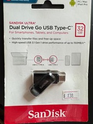 SANDISK ULTRA DUAL GO USB TYPE C 32GB