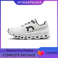 ของแท้อย่างเป็นทางการ On Running Cloudmonster Triple White Sneakers 61.98285 รองเท้าผ้าใบผู้ชาย รองเ