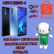 OPPO Reno4 Smartphone Clearly The Best You Snapdragon (8GB RAM+128GB ROM/720G 2.3 GHz)