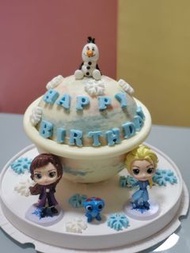 Elsa蛋糕 生日蛋糕 扑扑蛋糕 星球蛋糕 elsa 梳乎蛋  拉錢蛋糕