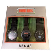SEIKO ALBA × BEAMS Nintendo Super Mario Bros. Watch Black Set of 3 Japan NEW