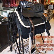 Tourist Saddle Full Set 9 Pieces Old-fashioned Military Saddle Horse Tools Horse Supplies Saddle Hor