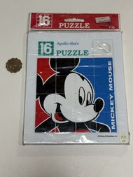 懷舊日本迪士尼米奇老鼠拼圖IQ遊戲版