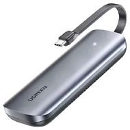 UGREEN 綠聯 Type-C/USB3.1 M.2 硬碟外接盒 10Gb NVMe 鯊魚鰭收線版
