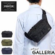 Yoshida Kaban Porter Force PORTER FORCE 2way Waist Bag Shoulder Bag Men's Women's Body Bag Waist Pouch Diagonal Bag 855-07501