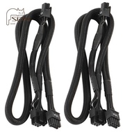 2Pack 8 PIN TO Dual 8 Pin 6 PIN PCIE VGA Power Supply Cable for  Supernova G2 G3 G5 P2 T2 GS G+ 650 