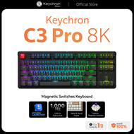 Keychron C3 Pro Wired Mechanical Keyboard 80% TKL Thai Layout with RGB Side Lighting and Type-C Conn
