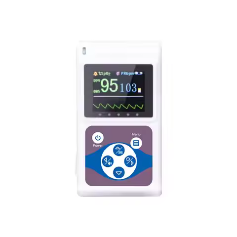 CONTEC CMS60D-VET Reusable Veterinary Pulse Oximeter for Dogs with Color Screen Display Features Ide