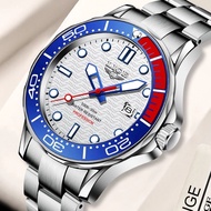 Lige/men's Quartz Watch Luminous Watch Waterproof Watch Business Men's Watch