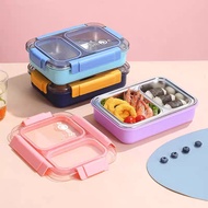 Minicart Lunch Box Set Stainless Steel 304 2 compartments 750ml and 3 compartments 710ml - 24T116 & 