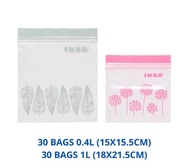 IKEA Istad BPA Free & Reusable Frozen Freezer Bag Food Storage Bag Snack Bag Freezer Bag with Ziploc