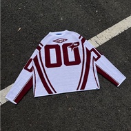 WP Company - Knitwear BOXY Famous White Football Knit Unisex Sweater / Men's & Women's Knitted Sweat