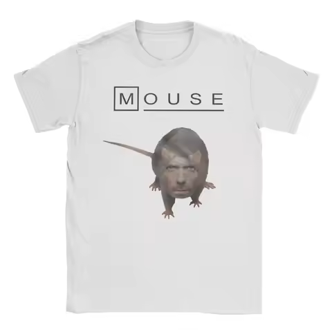 Mouse House Dr Gregory Funny Meme T Shirt Men Women's 100% Cotton Unique T-Shirt Round Neck Tees Sho