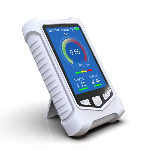 Latest DM126-O3 Ozone Quality Detector Temperature Humidity Sensor Tester, LCD Screen Display Ozone 