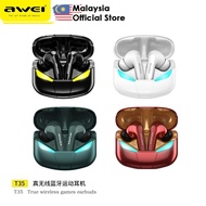 Awei T35 Gaming Wireless Earbuds ENC Earbuds Gaming Earbuds Headphone Awei Bluetooth Earbuds