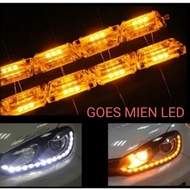 Crystal Eyebrow Led Light 50 Cm Running Turn Signal