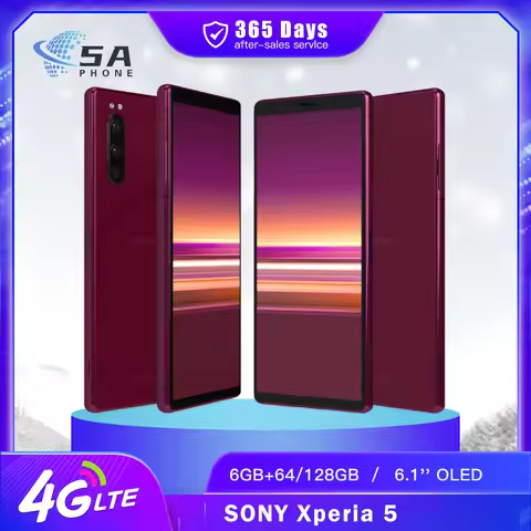 Sony Xperia 5 J8210 J9210 Japanese version 6G 64GB/128GB ROM 12MP 6.1 4G LTE Snapdragon 855 NFC Orig