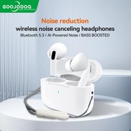 GOOJODOQ Wireless Earbuds J206 Bluetooth Headphones Bluetooth 5.3 Headphones with Built-in Microphon